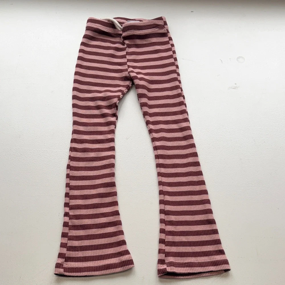 Zara kids Pink and Maroon striped set, size 6 - Picture 8 of 14